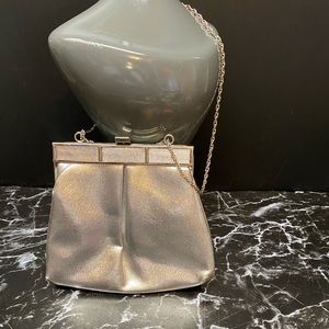 Vintage Miss Lewis Silver Evening Purse